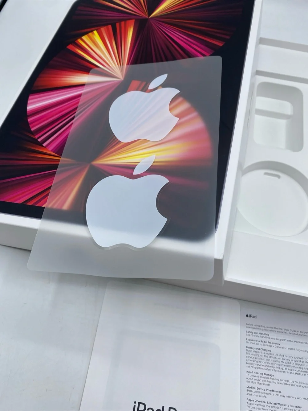 Empty Box for Apple iPad Pro 3rd Gen. 11'' Wi-Fi 256GB Empty box stickers